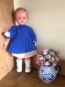 I bought this vintage doll because she has a special story to tell.