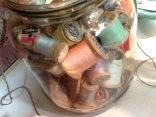 spools in a jar